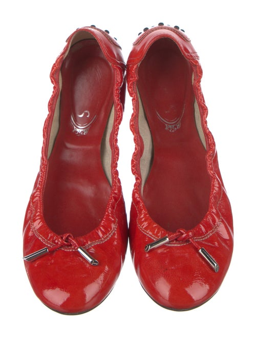 Tod's Patent Leather Ballet Flats