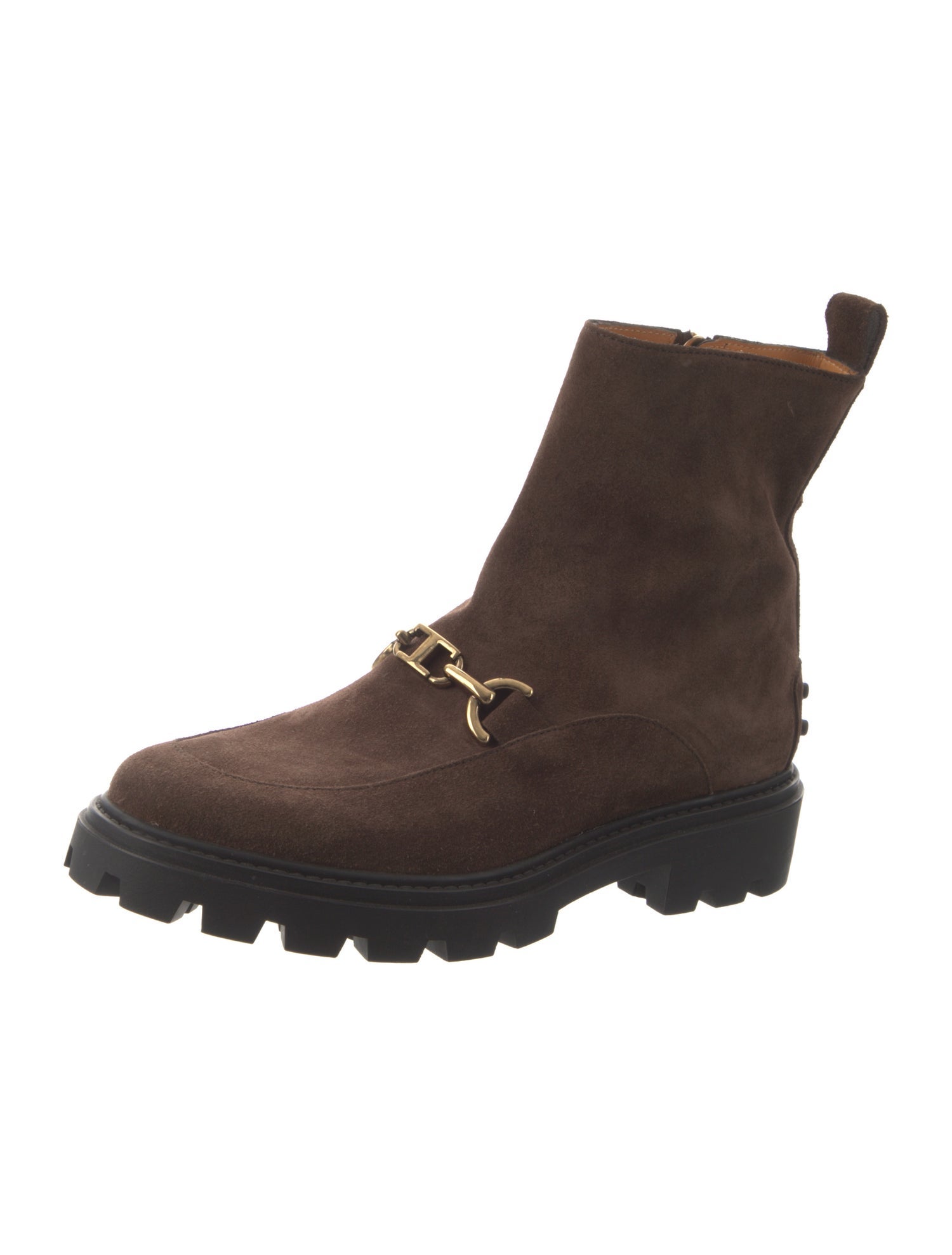 Tod's Suede Combat Boots