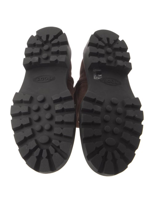 Tod's Suede Combat Boots