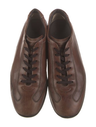 Tod's Leather Colorblock Pattern Sneakers