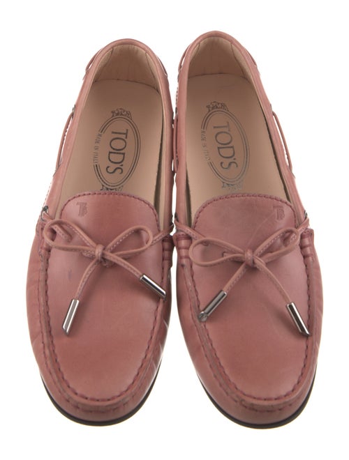 Tod's Signature Logo Leather Loafers