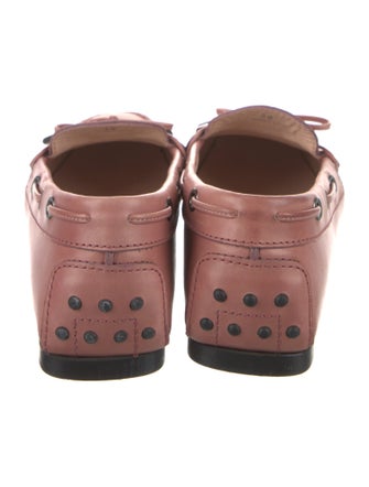 Tod's Signature Logo Leather Loafers