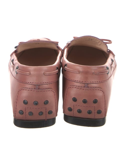 Tod's Signature Logo Leather Loafers