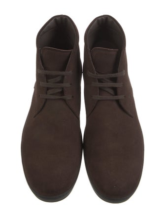 Tod's Suede Lace-Up Boots