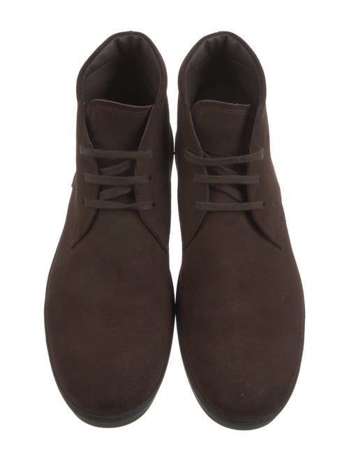 Tod's Suede Lace-Up Boots