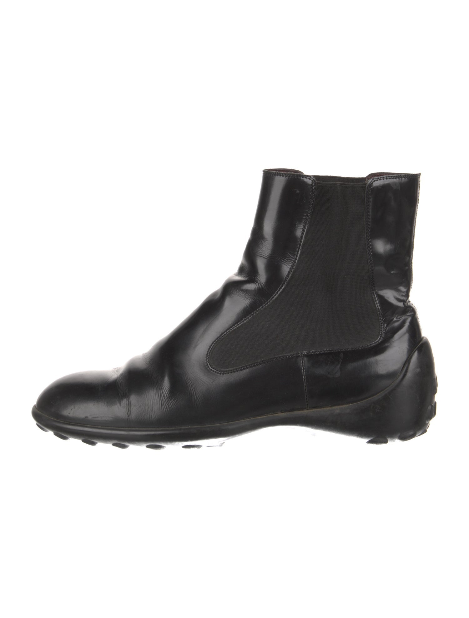 Tod's Patent Leather Chelsea Boots