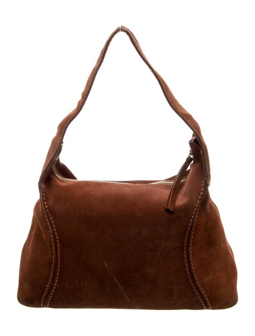 Tod's Suede Top Handle Bag