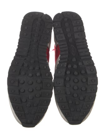 Tod's Suede Colorblock Pattern Sneakers