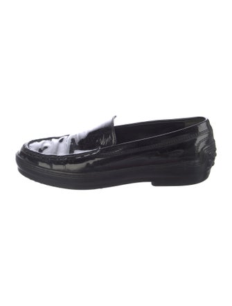 Tod's Patent Leather Studded Accents Loafers