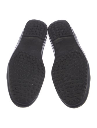 Tod's Patent Leather Studded Accents Loafers