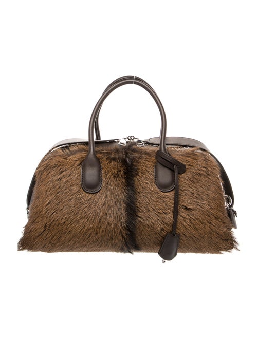 Tod's Fur Top Handle Bag