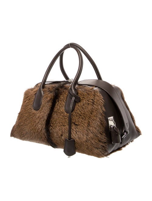 Tod's Fur Top Handle Bag