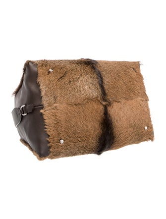 Tod's Fur Top Handle Bag