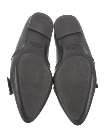 Tod's Leather Studded Accents Loafers