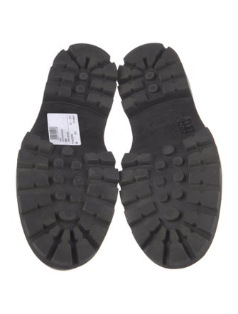 Tod's Patent Leather Chain-Link Accents Loafers