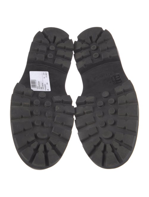 Tod's Patent Leather Chain-Link Accents Loafers