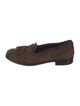 Tod's Suede Tassel Accents Loafers