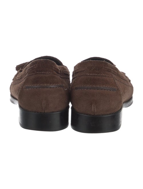 Tod's Suede Tassel Accents Loafers