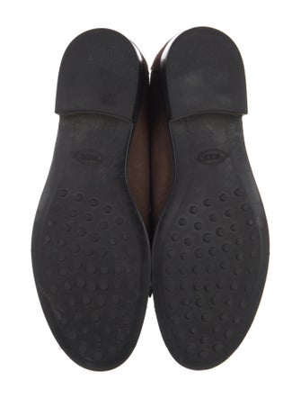 Tod's Suede Tassel Accents Loafers