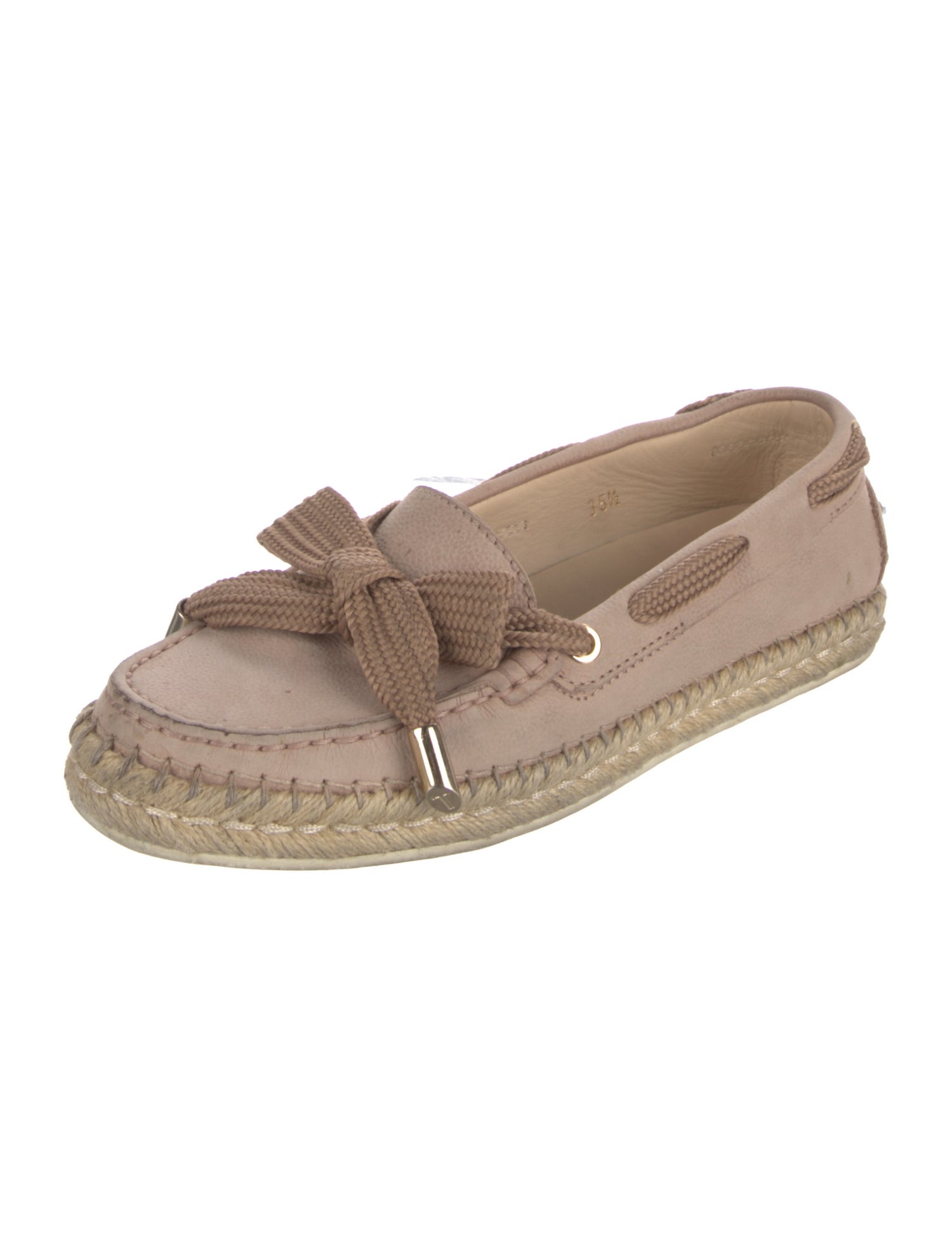 Tod's Leather Espadrilles