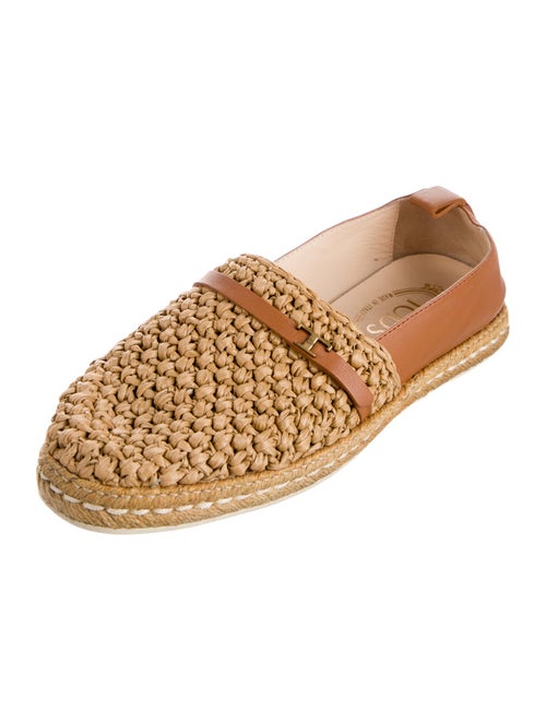 Tod's Straw Espadrilles