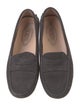 Tod's Suede Whipstitch Trim Loafers