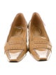 Tod's Patent Leather Lasercut Accents Pumps