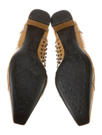 Tod's Patent Leather Lasercut Accents Pumps