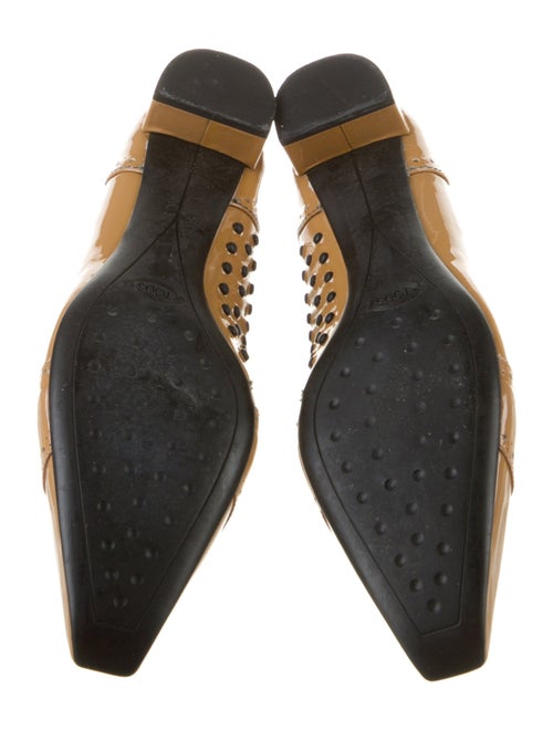Tod's Patent Leather Lasercut Accents Pumps