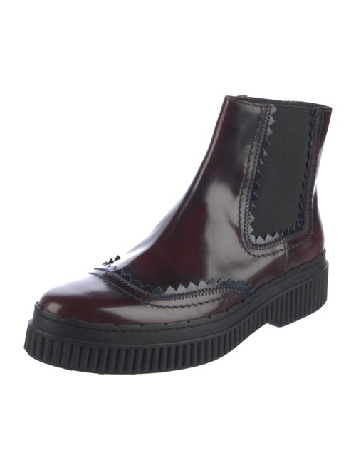 Tod's Patent Leather Chelsea Boots