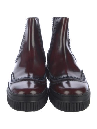 Tod's Patent Leather Chelsea Boots