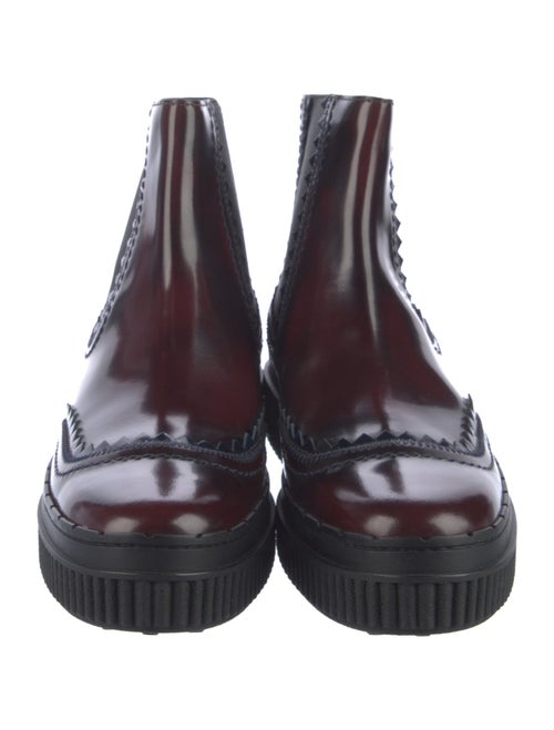 Tod's Patent Leather Chelsea Boots