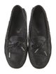 Tod's Leather Bow Accents Loafers