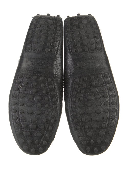 Tod's Leather Bow Accents Loafers