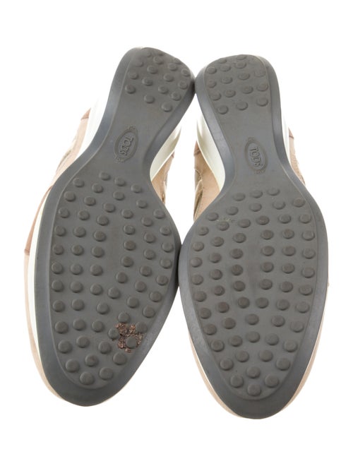 Tod's Leather Wedge Sneakers