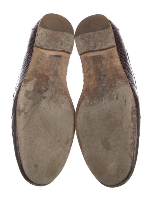 Tod's Embossed Leather Loafers