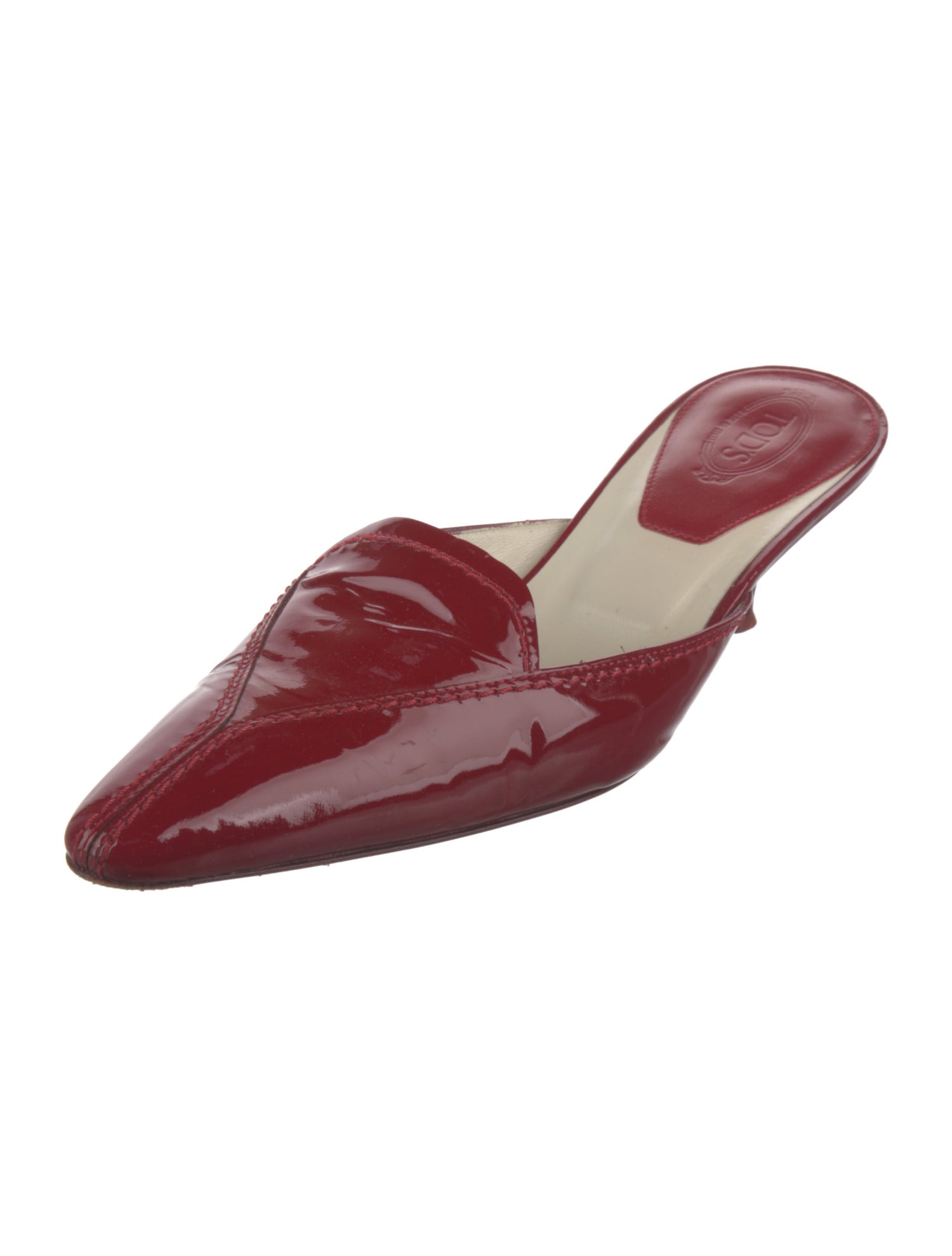 Tod's Patent Leather Mules