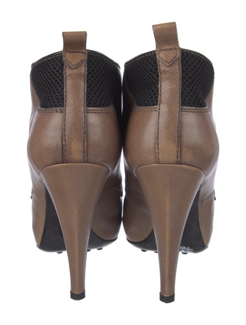 Tod's Leather Colorblock Pattern Mules