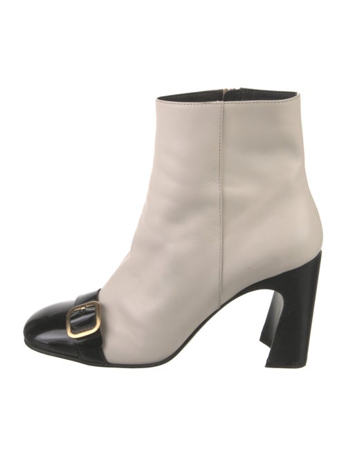 Tod's Leather Colorblock Pattern Boots