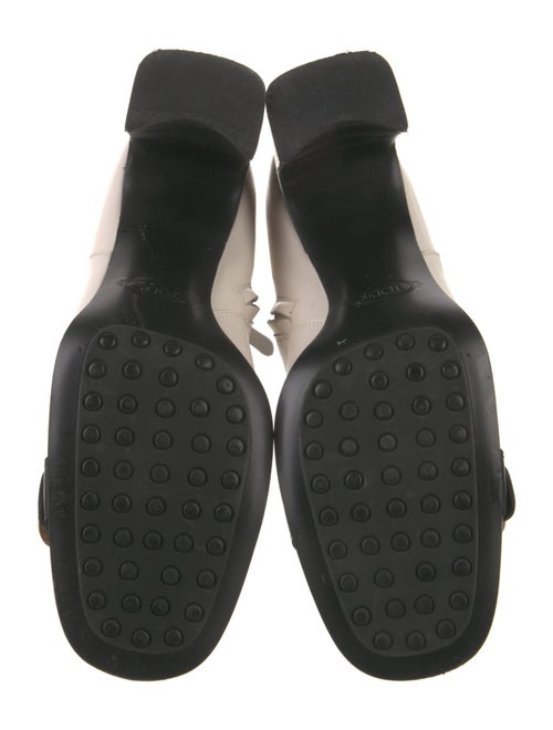 Tod's Leather Colorblock Pattern Boots