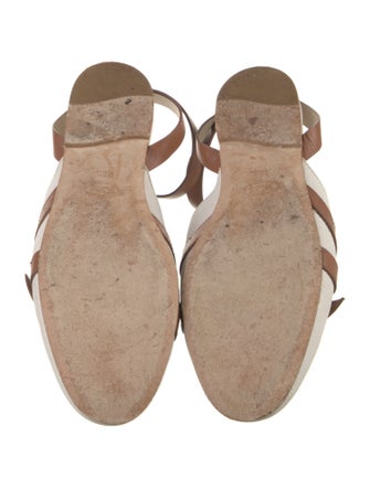 Tod's Leather Colorblock Pattern Mules