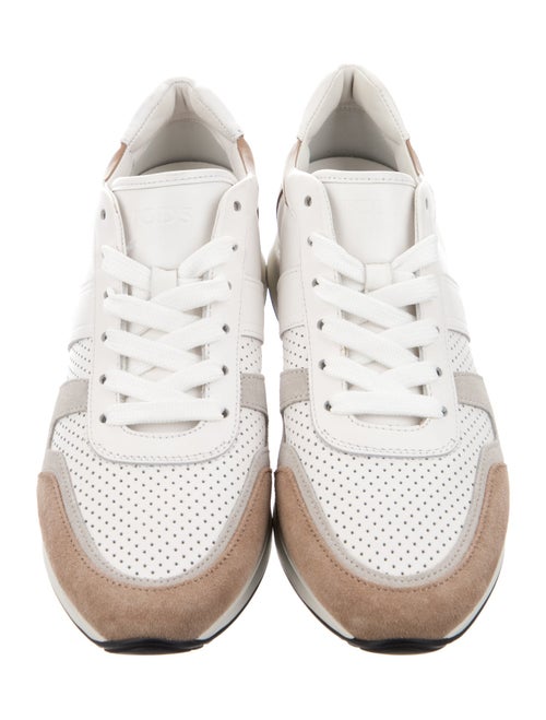 Tod's Leather Colorblock Pattern Sneakers
