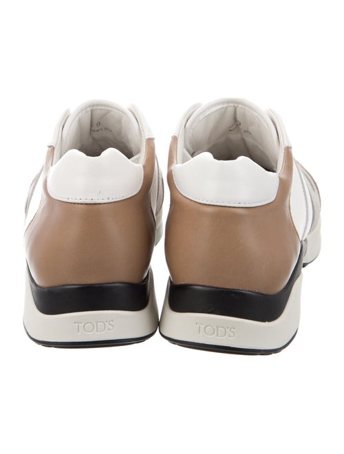 Tod's Leather Colorblock Pattern Sneakers