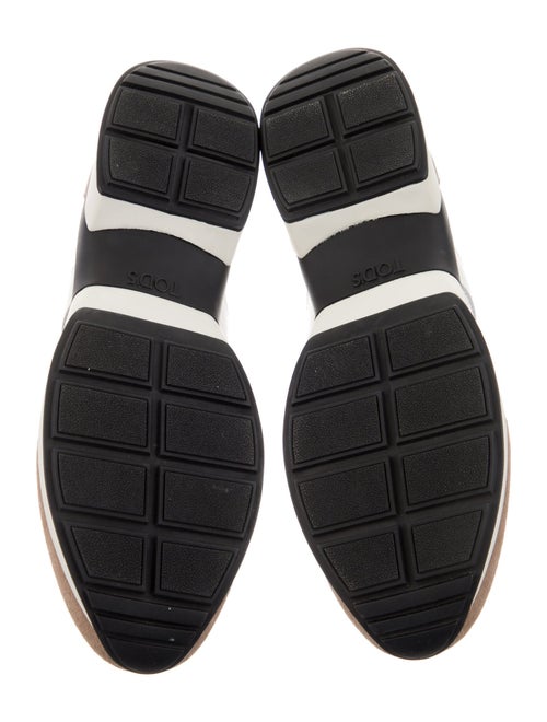 Tod's Leather Colorblock Pattern Sneakers