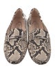 Tod's Snakeskin Animal Print Loafers