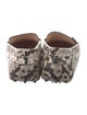 Tod's Snakeskin Animal Print Loafers