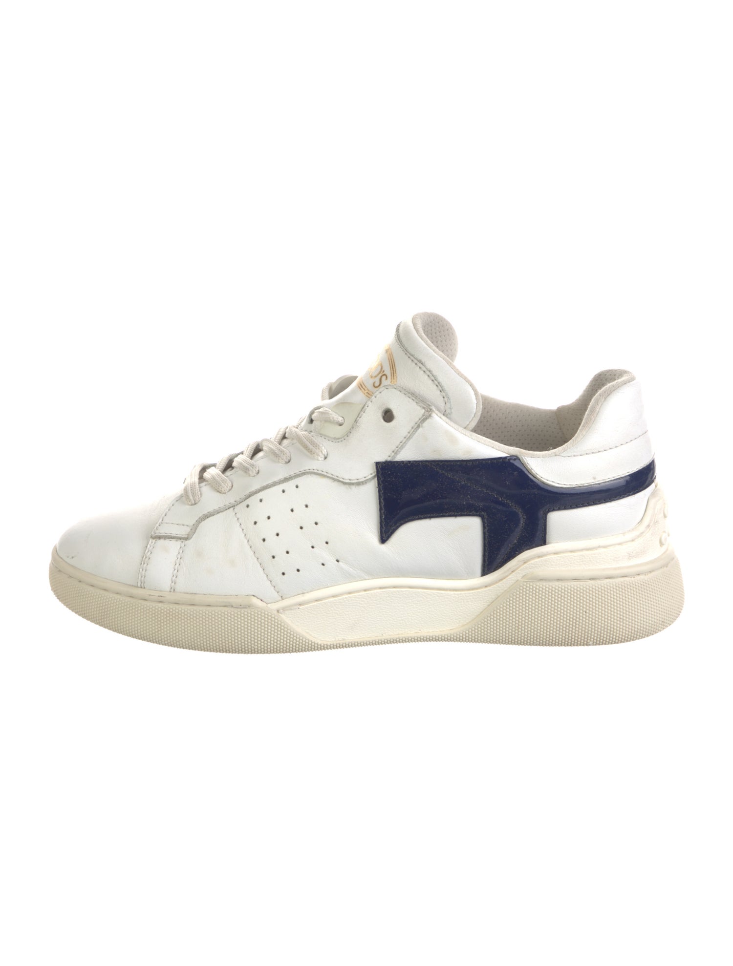 Tod's Leather Colorblock Pattern Sneakers