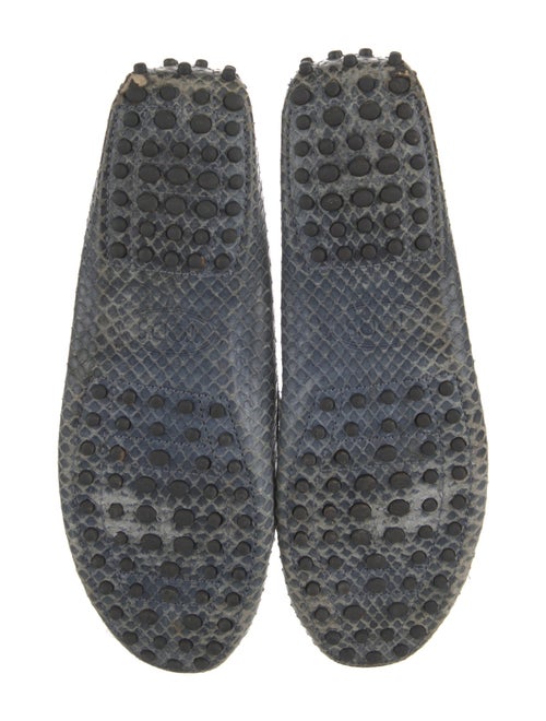 Tod's Snakeskin Animal Print Loafers