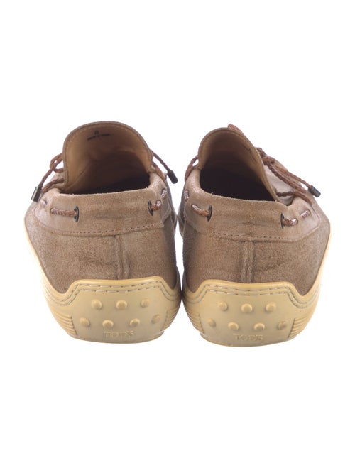 Tod's Suede Bow Accents Boat Shoes