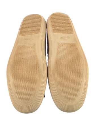 Tod's Suede Bow Accents Boat Shoes